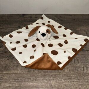 IKEA Dromslott Puppy Dog Security Blanket Lovey Brown Spots Dots 12” Baby No Tag